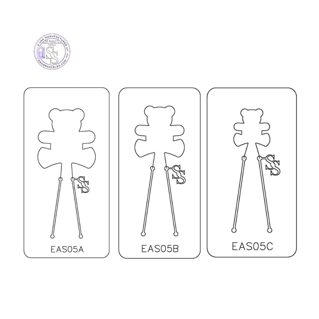 PANCAKE DIE EAS05 TEDDY BEAR